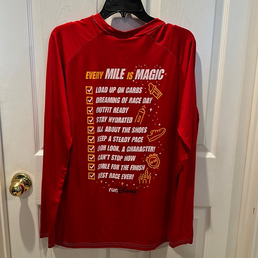 Mickey Mouse Disney run every mile is magic Performance Pullover for Men